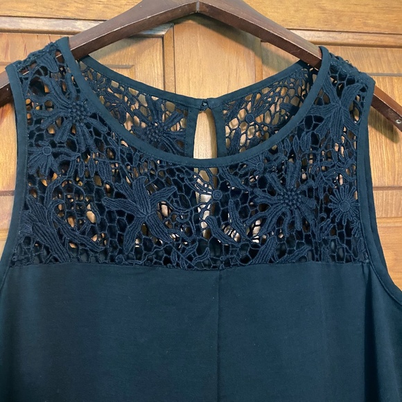 Classiques Entier Lace Yoke A-Line Shift Dress 2 - Picture 8 of 11